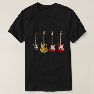 エレクトリックギターコレクションバンドギタリスト,ギター Tシャツ