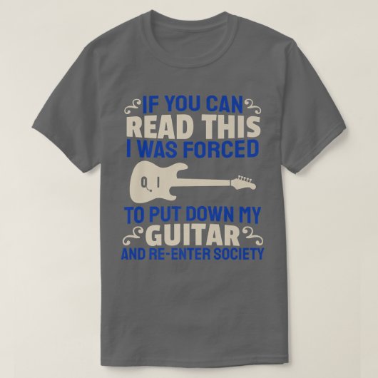 エレクトリックギターバンドミュージシャンEGuitarロックギタリス Tシャツ (デザイン正面)
