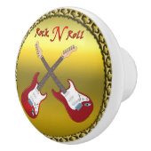 エレクトリックギター付きロックンロール セラミックノブ (右)