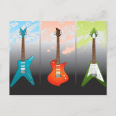 エレクトリックギター愛好家の夢 ポストカード (正面)