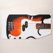 エレクトリックギター・イン・ブラック バスタオル (バスタオル)