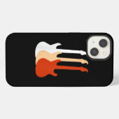 エレクトリックギター - ギタリスト音楽 iPhoneケース (裏面横)