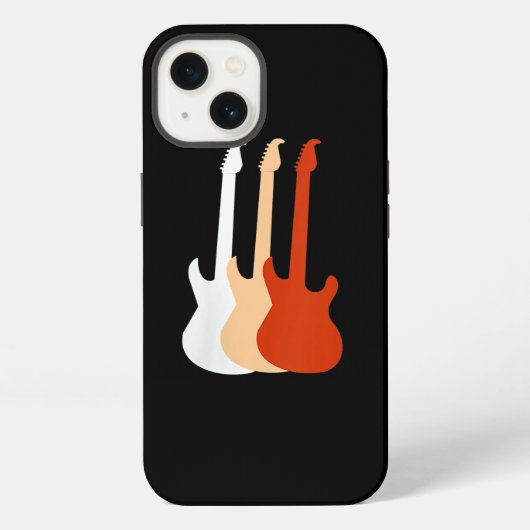 エレクトリックギター - ギタリスト音楽 iPhoneケース (裏面)