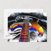 エレクトリックギター ポストカード (正面/裏面)