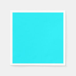 エレクトリックシアン スタンダードカクテルナプキン
