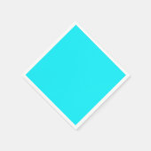 エレクトリックシアン スタンダードカクテルナプキン (角)