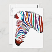 エレクトリックゼブラ通りアート ポストカード (正面/裏面)