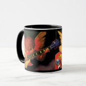 エレクトリックチェルブ2トーンコーヒーマグ。 マグカップ (正面左)