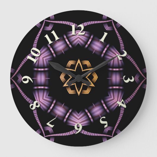 エレクトリックノーススター ラージ壁時計 (正面)