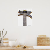 エレクトリックバスギター ポスター (キッチン)