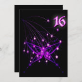 エレクトリックバタフライゴシックスウィート16招待状 招待状 (正面/裏面)