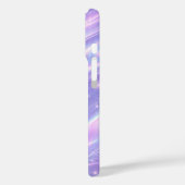 エレクトリックパープルのネオンパターンAIアート Case-Mate iPhoneケース (裏面 / 左)