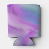 エレクトリックパープルミックスウェーブ流体大理石 缶クーラー (裏面)