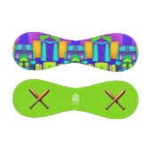 エレクトリックビーブドリームススタイリッシュヴィンテージ抽象芸術アート 野球ボール (パネル)