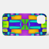 エレクトリックビーブドリームススタイリッシュヴィンテージ抽象芸術アート Case-Mate iPhoneケース (裏面 (横))