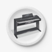 エレクトリックピアノ紙プレート ペーパープレート (正面)