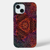 エレクトリックフラクタルカレイドスコープアブストラクトデザイン Case-Mate iPhoneケース (裏面)