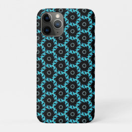 エレクトリックブルーの曼荼羅 iPhone 11 PROケース