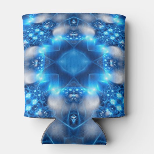 エレクトリックブルースターズ万華鏡のように千変万化するパターンマンダラ 缶クーラー (裏面)