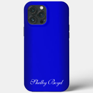 エレクトリックブルーパーソナル iPhone 13 PRO MAXケース