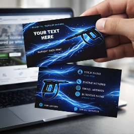 エレクトリックブルー住宅用高圧洗浄 名刺