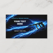 エレクトリックブルー住宅用高圧洗浄 名刺 (正面)