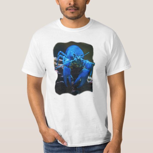 エレクトリックブルー・ザリガニ Tシャツ (正面)