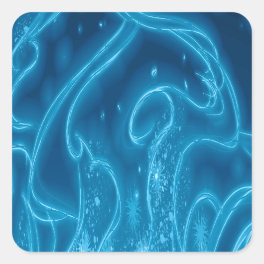 エレクトリックブルー スクエアシール (正面)