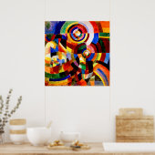 エレクトリックプリズムズバイソニアドローネー ポスター (キッチン)