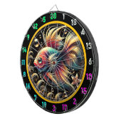 エレクトリックベッタバーストダーツボードおもしろい ダーツボード (正面右)