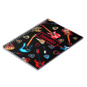 エレクトリックロックギター ノートブック (左側)