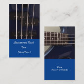 エレクトリックロックギター 名刺 (正面/裏面)