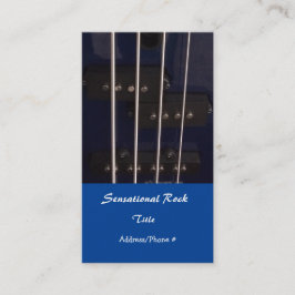 エレクトリックロックギター 名刺