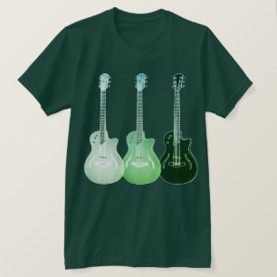 エレクトリック・アコースティック・サイケデリックギタポップ・アート Tシャツ