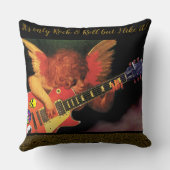 エレクトリック·チェルブ·ギターのヒーロー·スロー·クッション。 クッション (裏面)