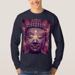 エレクトリック・チャクラ・ブッダ - サイケデリック悟り Tシャツ