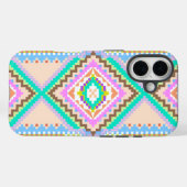 エレクトリック・パステル・ドリーム・カレイドスコープ Case-Mate iPhoneケース (裏面 (横))