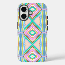 エレクトリック・パステル・ドリーム・カレイドスコープ iPhone 16ケース