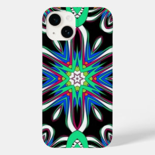 エレクトリック・ブルーム・マンダラ Case-Mate iPhone 14ケース