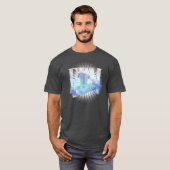 エレクトリック ブルー EDM Tシャツ (正面フル)