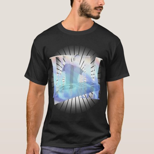 エレクトリック ブルー EDM Tシャツ (正面)