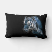 エレクトリック・ホワイト・タイガー ランバークッション (裏面)