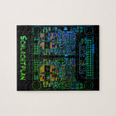 エレクトロテクニカパズルシュアルトプラン「シュラクトプラン」 ジグソーパズル (横)