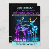 エレクトロトインデアおもしろいクリスマスパーティー 招待状 (正面/裏面)