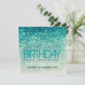 エレクトロドリームパーティー誕生日招待状 招待状 (スタンド正面)