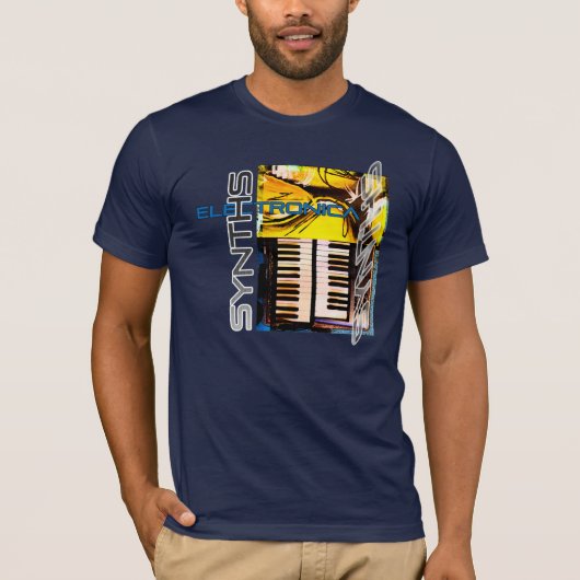 エレクトロニカのSynthsのワイシャツ Tシャツ (正面)