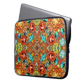 エレクトロニクスデザイン用の動的グラフィックバッグ ラップトップスリーブ (正面左)