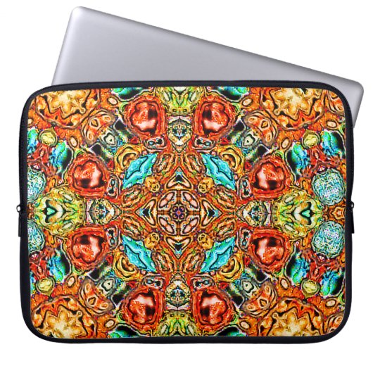 エレクトロニクスデザイン用の動的グラフィックバッグ ラップトップスリーブ (正面)