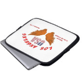 エレクトロニクスバッグロサンゼルス ラップトップスリーブ (正面下部)