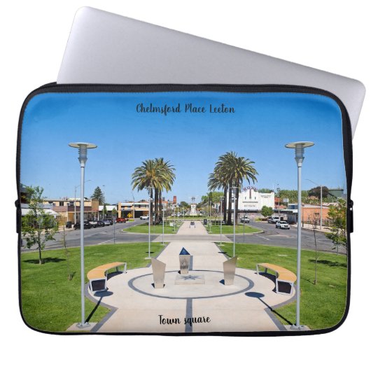 エレクトロニクスバッグ – ネオプレン製ノートパソコンバッグ ラップトップスリーブ (正面)